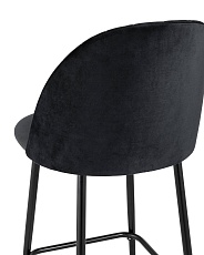Полубарный стул Stool Group Марсель велюр черный AV 408-H75-08(PP) 5