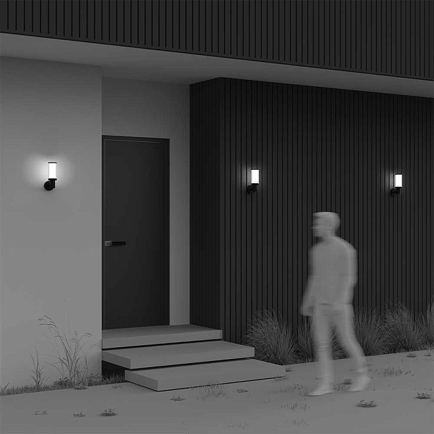 Уличный настенный светильник Maytoni Outdoor O502WL-01B Фото № 6