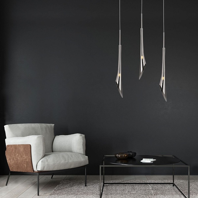 Подвесной светильник Eurosvet Folio 50224/1 дымчатый Фото № 4