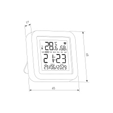 Датчик температуры и влажности Elektrostandard (Умный дом) 76270/01 a072216 1