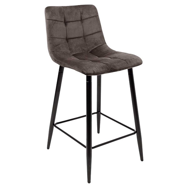 Барный стул AksHome Stella коричневый, велюр 75809 изображение 1 Барный стул AksHome Stella коричневый, велюр 75809 Фото № 1