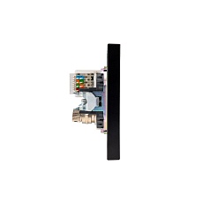 Розетка STRONG компьютерная RJ45 кат6 + TV с/у антрацит KRANZ KR-78-0722-5 4