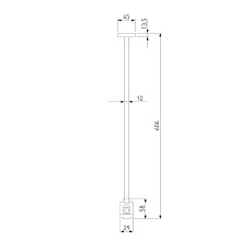 Декоративная стойка с вводом питания Elektrostandard Esthetic Magnetic 85148/00 a065444 4