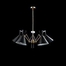 Подвесная люстра Crystal Lux Joven SP5 Gold/Black 2