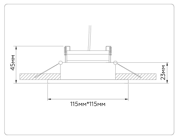 Встраиваемый светильник Ambrella light TECHNO SPOT TN51915 изображение 4 Встраиваемый светильник Ambrella light TECHNO SPOT TN51915 Фото № 4