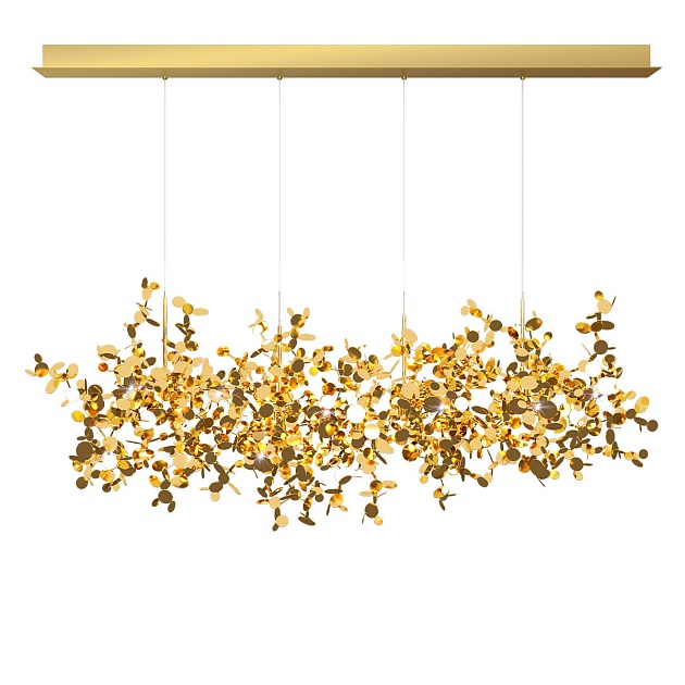 Подвесная люстра Loft IT Spark 10101/4 Gold Фото № 1