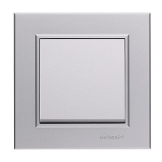 Выключатель Makel 1-кл. СП Karea 10А IP20 сереб. 56065001
