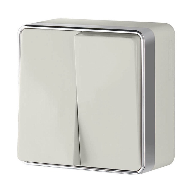 Выключатель двухклавишный Werkel Gallant слоновая кость W5020003 4690389164125 изображение 1 Выключатель двухклавишный Werkel Gallant слоновая кость W5020003 4690389164125 Фото № 1