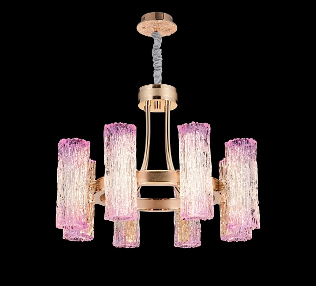 Подвесная люстра Fluorite Inverno Rose FL1090-8P изображение 5 Подвесная люстра Fluorite Inverno Rose FL1090-8P Фото № 5