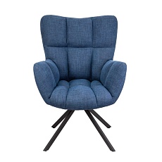 Кресло AksHome Colorado темно-синий, ткань 70510 4
