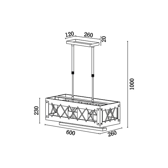 Подвесной светильник Vele Luce Cubo VL6052P03 Фото № 4