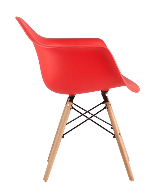 Стул Stool Group EAMES W красный DC-20070801 RED изображение 3 Стул Stool Group EAMES W красный DC-20070801 RED Фото № 3