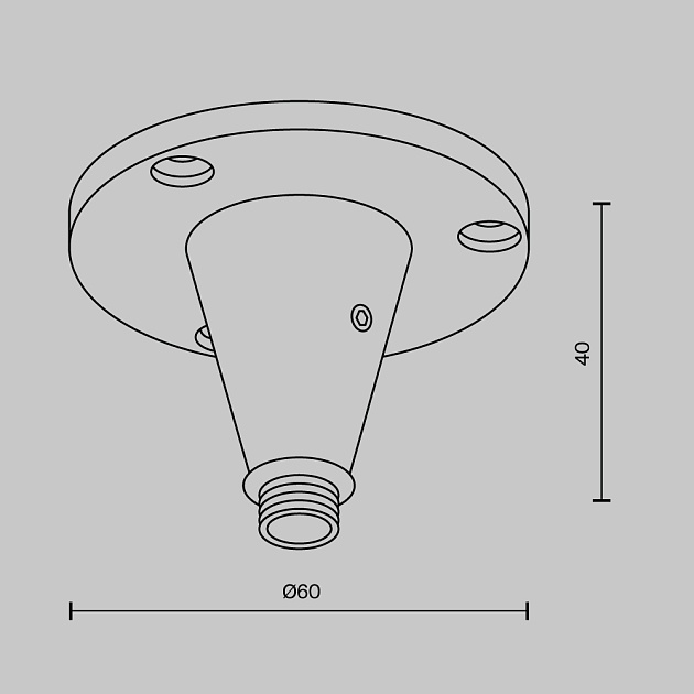 Аксессуар Maytoni Technical CA026BS-B Фото № 5