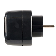 Разветвитель сетевой 3-местный с/з Stekker ADP16-23-20, 250V, 16A, ABS пластик, черный 50681 2