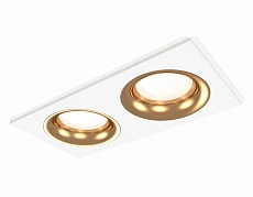 Комплект встраиваемого светильника Ambrella light Techno Spot XC7635005 SWH/PYG белый песок/золото желтое полированное (C7635, N7014) 1