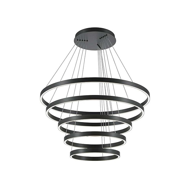 Подвесной светодиодный светильник Maytoni Rim MOD058PL-L200BK Фото № 1