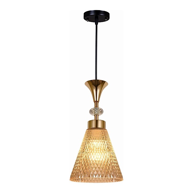 Подвесной светильник Reluce 02005-0.9-01 Amber Фото № 1