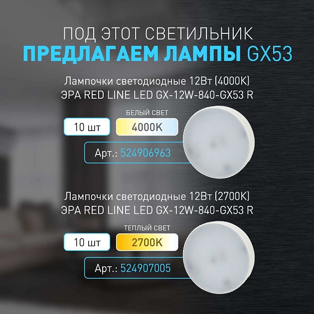 Настенно-потолочный светильник ЭРА OL37 WH Б0056385 изображение 2 Настенно-потолочный светильник ЭРА OL37 WH Б0056385 Фото № 2