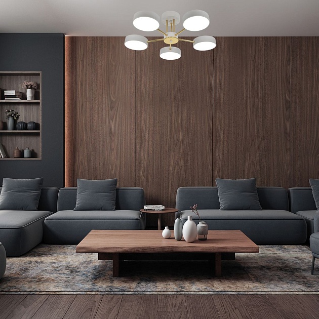 Потолочная светодиодная люстра Escada Rune 10262/5LED Фото № 7