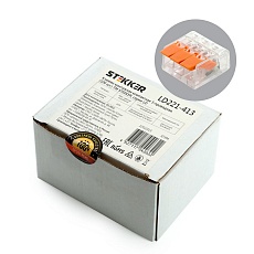 Универсальная компактная клемма 3-проводная Stekker, LD221-413 32394