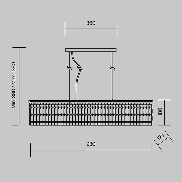 Подвесная люстра Maytoni Dune DIA005PL-06CH изображение 2 Подвесная люстра Maytoni Dune DIA005PL-06CH Фото № 2