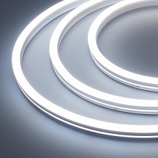 Гибкий неон Arlight 12W/m 140LED/m 3528SMD теплый белый/белый 5M ARL-Moonlight-1712-Side 24V White-Mix 029801 1