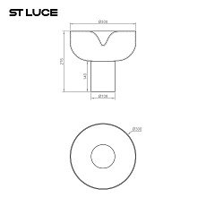 Настольная лампа ST Luce Ripple SL6014.504.01 1