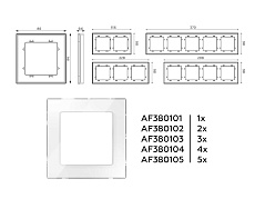 Рамка AMBRELLA VOLT AF380104 3