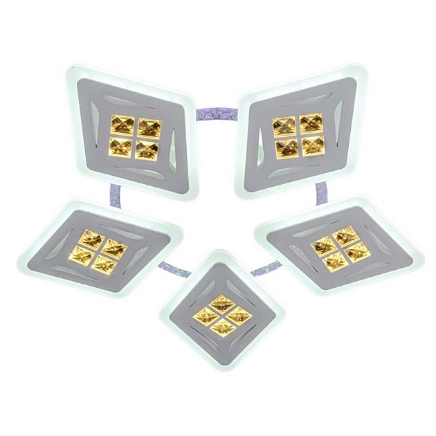 Потолочная люстра ЭкономСвет 50548/5WT RGB Фото № 1