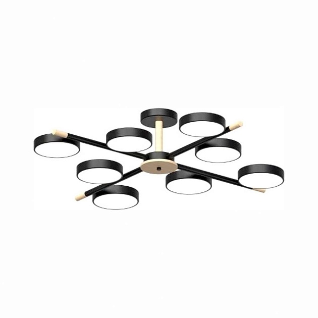 Потолочный cветильник LED4U L3209-860 BK изображение 1 Потолочный cветильник LED4U L3209-860 BK Фото № 1