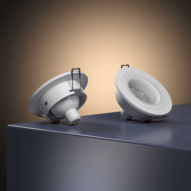 Встраиваемый светильник Elektrostandard 1081/1 MR16 белый a047716 Фото № 4