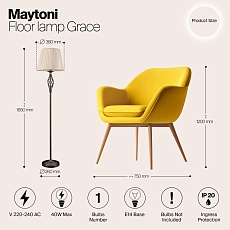 Торшер Maytoni Grace RC247-FL-01-R 1