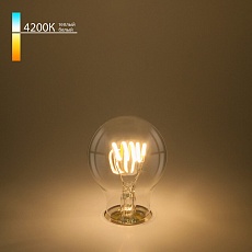 Лампа светодиодная филаментная Elektrostandard E27 6W 4200K прозрачная a048303 1