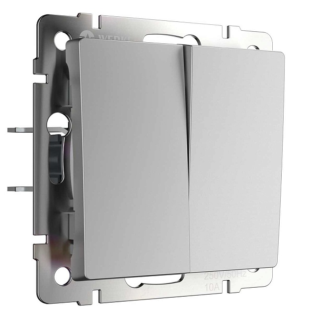 Перекрестный переключатель двухклавишный Werkel W1123008 4690389182181 изображение 1 Перекрестный переключатель двухклавишный Werkel W1123008 4690389182181 Фото № 1