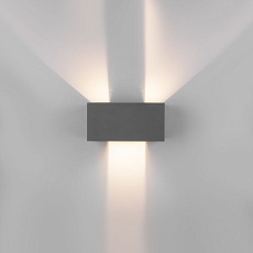 Уличный настенный светодиодный светильник Elektrostandard Winner 35137/W серый a057135 5