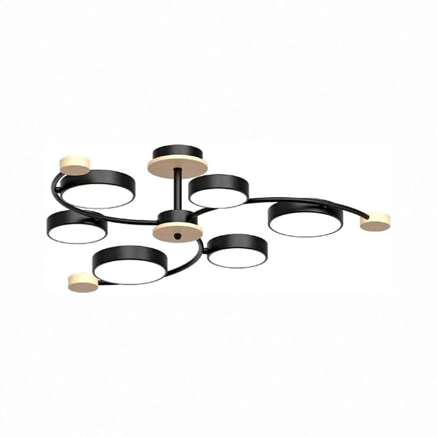 Потолочный cветильник LED4U L3207-840 BK Фото № 1