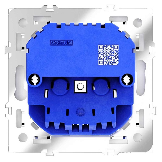 Розетка встраиваемая Voltum S70 с заземлением и защитными шторками, 16А, с USB, A+С, (кашемир) VLS040503 Фото № 2