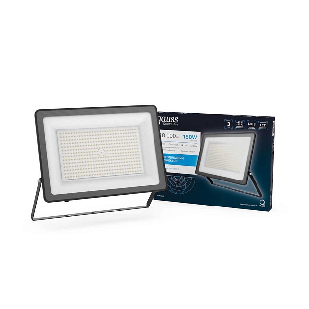 Прожектор светодиодный Gauss 150W 613100150 изображение 3 Прожектор светодиодный Gauss 150W 613100150 Фото № 3