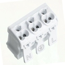 Клемма монтажная Stekker, LD294-4003, для подключения фазных проводников, 3 контактные группы (3 ввода, 3 вывода на полюс) 32734 2