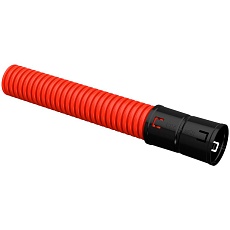 Труба гофрированная двустенная ПНД d=50мм красная (100м) IEK CTG12-050-K04-100-R