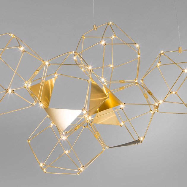 Подвесной светодиодный светильник Eurosvet Uma 90368/14 медь Фото № 5