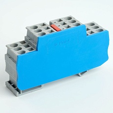 Торцевая заглушка для ЗНИ LD555 4 мм² (JXB ST 4), синий LD563-1-40 49208 2