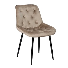Кухонный стул AksHome Asrta бежевый, велюр 70483