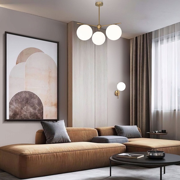 Бра Eurosvet Marbella 60147/1 латунь изображение 3 Бра Eurosvet Marbella 60147/1 латунь Фото № 3