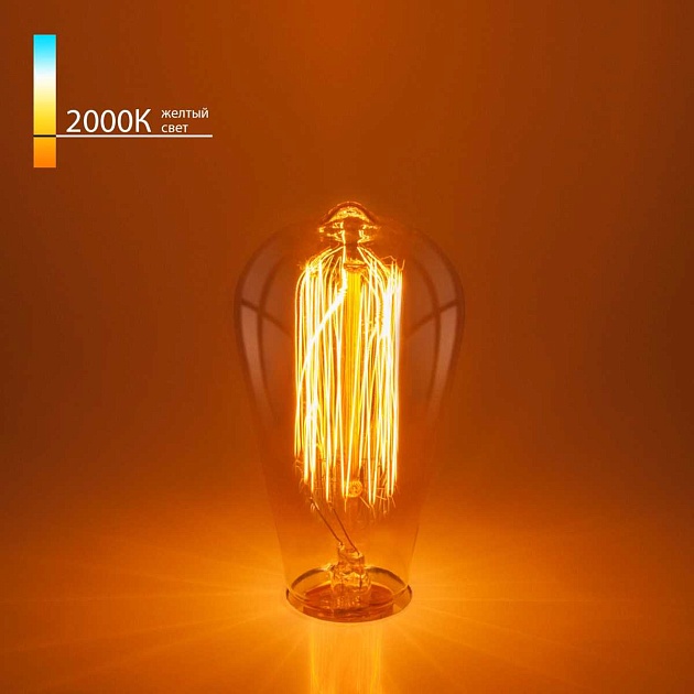 Лампа накаливания Elektrostandard диммируемая E27 60W прозрачная a034964 изображение 1 Лампа накаливания Elektrostandard диммируемая E27 60W прозрачная a034964 Фото № 1