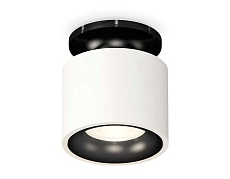 Комплект накладного светильника Ambrella light Techno Spot XS7510061 SWH/PBK белый песок/черный полированный (N7926, C7510, N7011)
