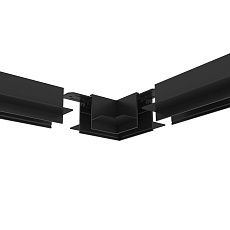 Коннектор L-образный потолок-потолок Denkirs Smart Hide TR2112-BK 2