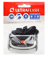 Налобный светодиодный фонарь Ultraflash Headlite от батареек 70х50 100 лм LED5380 12870 5