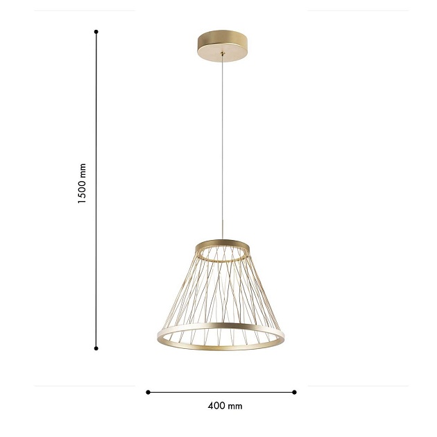 Подвесной светодиодный светильник Favourite Fibra 4634-4P изображение 2 Подвесной светодиодный светильник Favourite Fibra 4634-4P Фото № 2