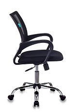 Офисное кресло Бюрократ CH-695N/SL/BLACK спинка сетка черный TW-01 сиденье черный TW-11 крестовина хром 2